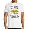 T-shirt homme frites c'est la vie - Planetee