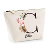 Trousse Célia Lettre fleur - Planetee