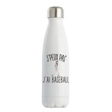 Bouteille Isotherme j'peux pas baseball - Planetee