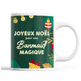 Tasse Noël Barmaid femme Vert - Planetee