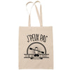 Sac Tote Bag J'peux pas Kayak pagayer beige - Planetee