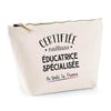 Trousse Éducatrice spécialisée certifiée meilleure dans toute la france| Pochette Toilette Maquillage - Planetee