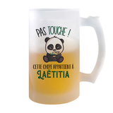 Chope de bière Laëtitia Pas Touche Panda - Planetee