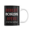 Mug Modélisme C'est ma Routine - Planetee