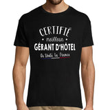 T-shirt Homme Gérant d'hôtel Meilleur de France - Planetee