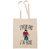 Sac Tote Bag J'peux pas Boxe beige - Planetee