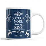Tasse Noël Kiné homme Bleu - Planetee