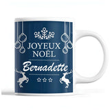 Tasse Noël Bernadette Bleu - Planetee