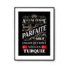 Affiche Turquie Femme Parfaite - Planetee