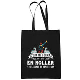 Sac Tote Bag Roller Légende tu deviendras Noir - Planetee