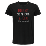 T-shirt homme Ski De Fond C'est ma Routine - Planetee