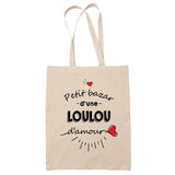 Sac Tote Bag Petit Bazar d'une Loulou d'amour - Planetee