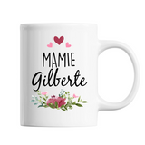 Mug Mamie Gilberte | Tasse prénom Grand Mère - Planetee