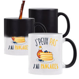 Mug Magique J'peux pas Pancakes - Planetee