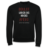 Sweat Lancer Des Haches C'est ma Routine - Planetee