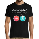 T-shirt Homme Cuisine Parodie site de rencontre - Planetee