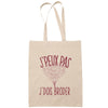Sac Tote Bag J'peux pas Broder beige - Planetee