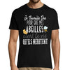 T-shirt Homme Abeilles | Je travaille dur - Planetee