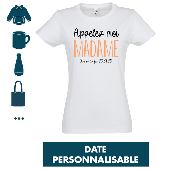 T-Shirt Humour Femme 25 Ans De Mariage - Cadeau Drôle Couple Anniversaire Avec Col En V