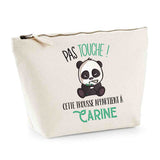 Trousse Carine Pas touche Panda - Planetee