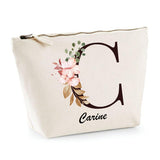 Trousse Carine Lettre fleur - Planetee