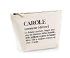 Trousse Carole Définition - Planetee