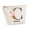 Trousse Cassandra Lettre fleur - Planetee