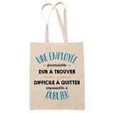 Tote Bag Formidable Employée Cadeau Travail Beige - Planetee