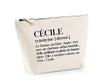 Trousse Cecile Définition - Planetee