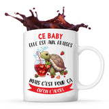 Mug Cette Baby Elle est aux fraises - Planetee