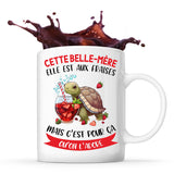 Mug Cette Belle-Mère Elle est aux fraises - Planetee