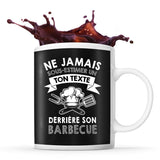Mug personnalisable barbecue Prénom Métier Age tasse pour chef cuisinier - Planetee