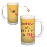 Chope de bière Billie Meilleure Maman - Planetee