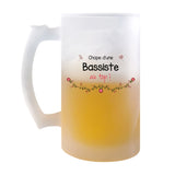 Chope de bière Bassiste au Top Femme - Planetee