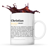Mug Christian avis Soeur recommandation - Planetee