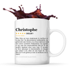 Mug Christophe avis Soeur recommandation - Planetee
