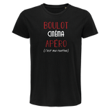 T-shirt homme Cinéma C'est ma Routine - Planetee