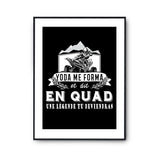 Affiche Quad Légende - Planetee