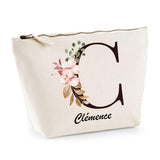 Trousse Clémence Lettre fleur - Planetee