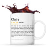 Mug Claire avis Soeur recommandation - Planetee