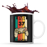 Mug 37 ans Level Complete Gamer - Planetee