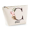 Trousse Coline Lettre fleur - Planetee