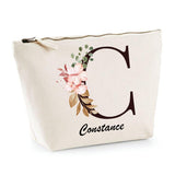 Trousse Constance Lettre fleur - Planetee