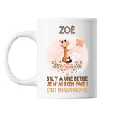 Mug Zoé Cou Monté Girafe - Planetee