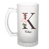 Chope de bière Kélya Lettre Fleur - Planetee