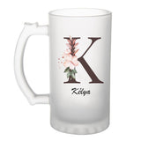 Chope de bière Kélya Lettre Fleur - Planetee