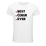 T-shirt homme Best Cœur Ever - Planetee