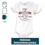 Cadeau Bébé Enfant Parfait Prénom Personnalisable Fille - Planetee