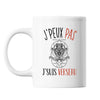 Mug Verseau j'peux pas Blanc - Planetee