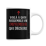 Mug Imprimeur Qui déchire - Planetee